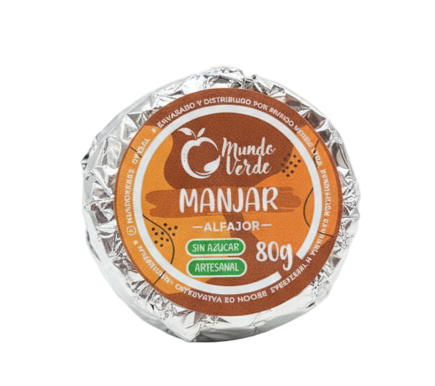 Alfajor doble de manjar SIN AZÚCAR