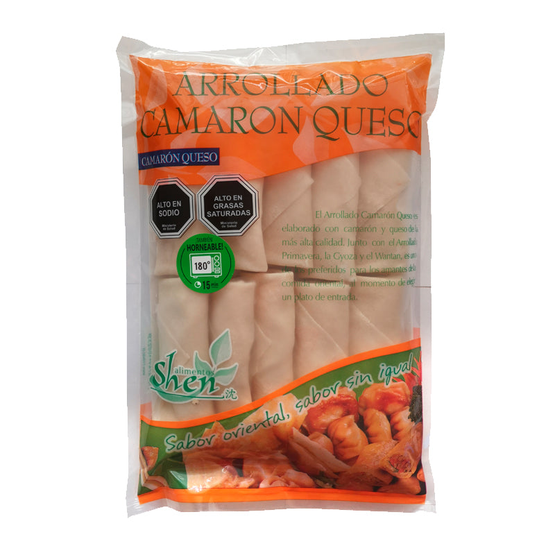 ARROLLADO CAMARON-QUESO 10 UNIDADES SHEN