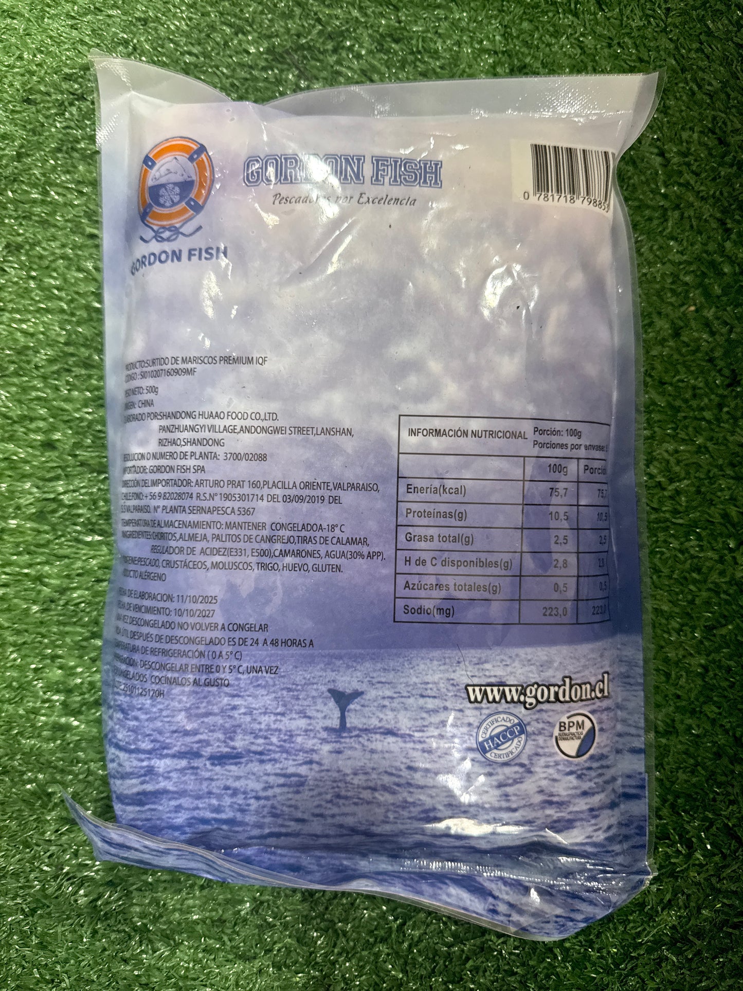 Surtido de marisco 500g Gordon fish