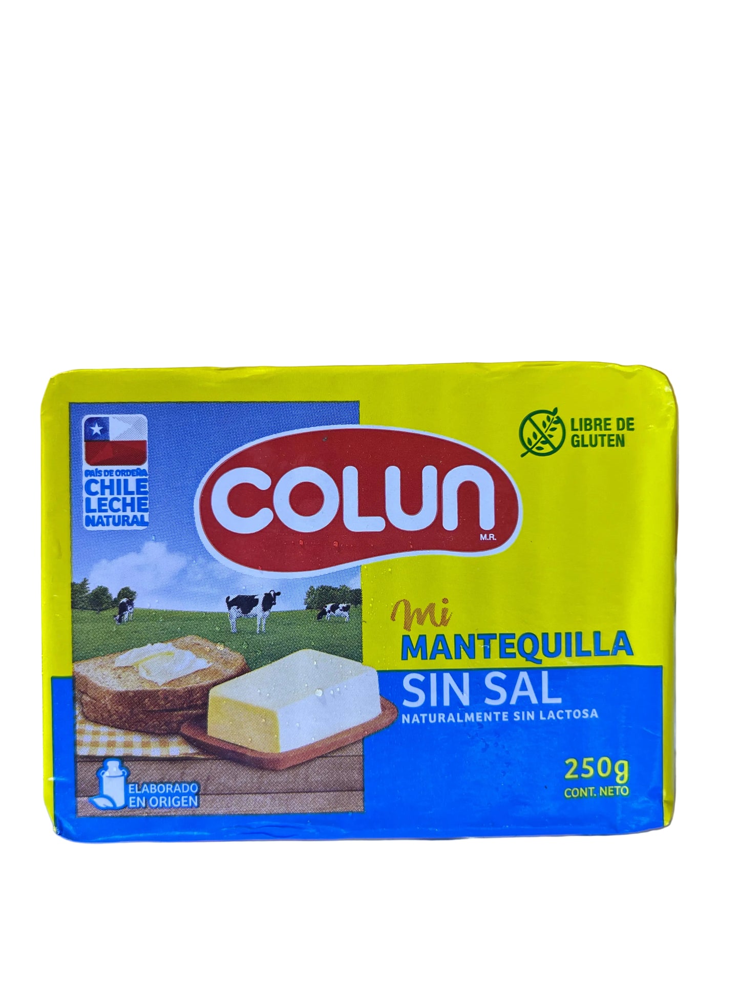 Mantequilla Colun Sin Sal 250gr