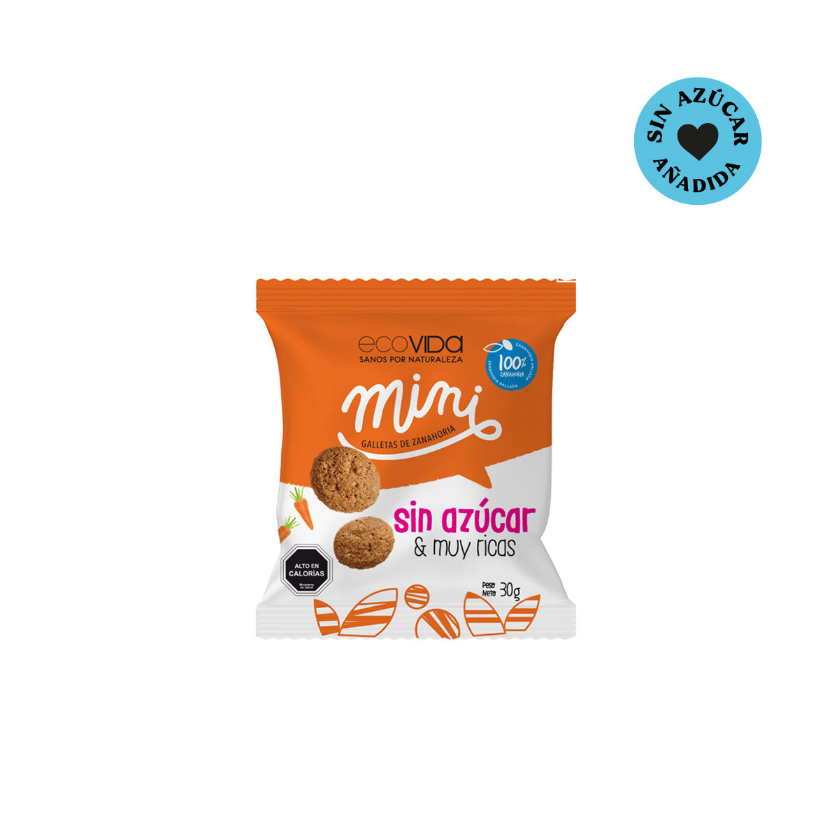 Galletas mini zanahoria 30g