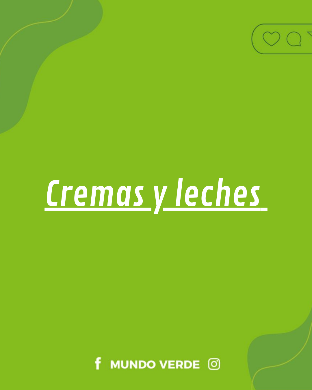 Cremas, leches y bebidas vegetales
