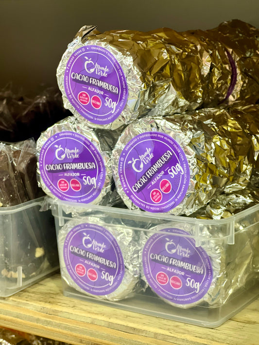 Alfajor doble cacao frambuesa