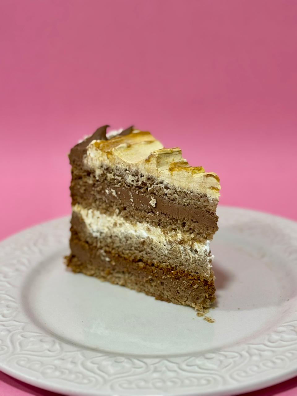 Torta bizcocho integral y Mokka trozo individual