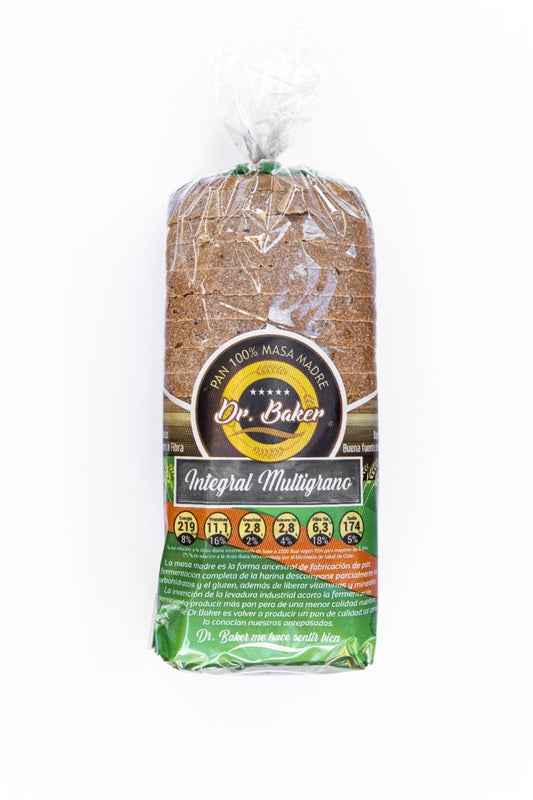 Pan masa madre integral multigrano 725g