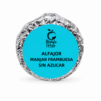 Alfajor doble manjar frambuesa