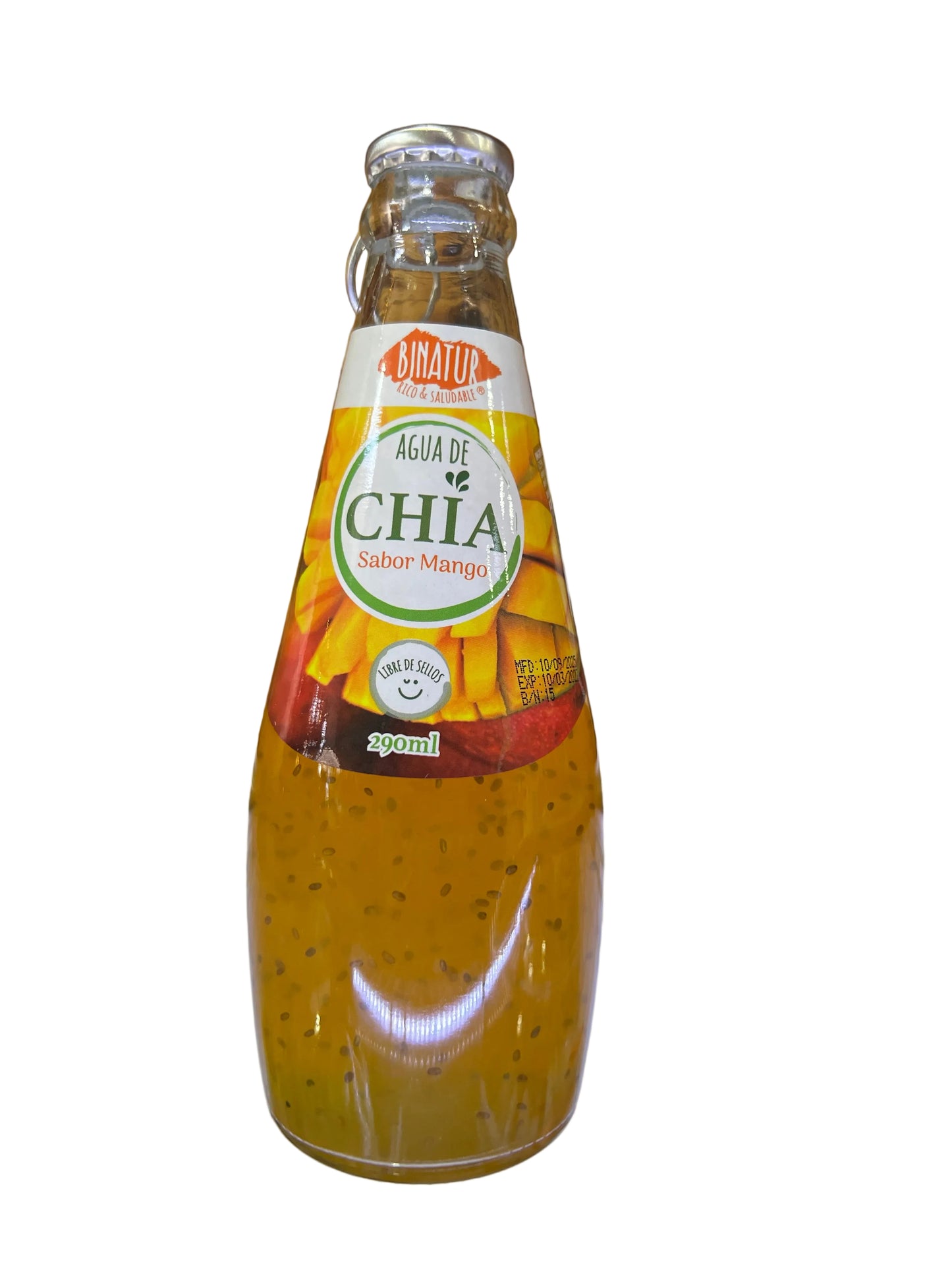 Agua de Chía Sabor Mango 290ml