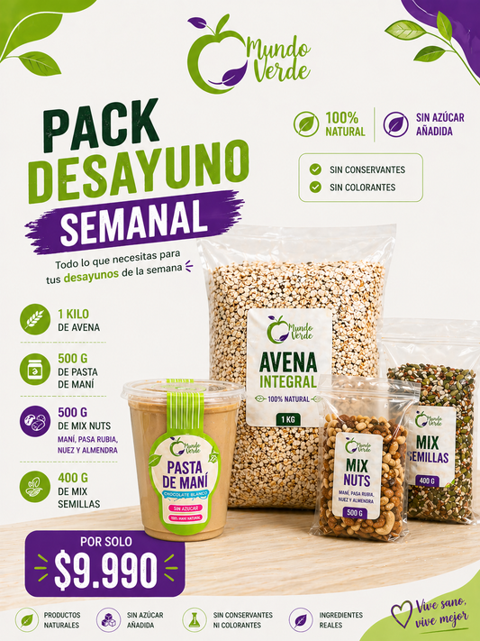 Oferta kit desayuno semanal