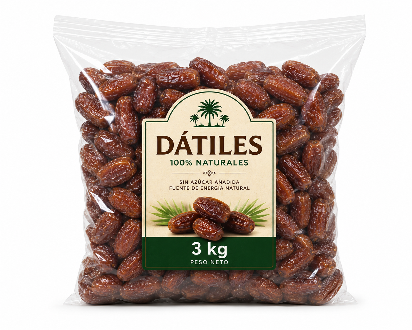 Datiles sin cuesco 3kg