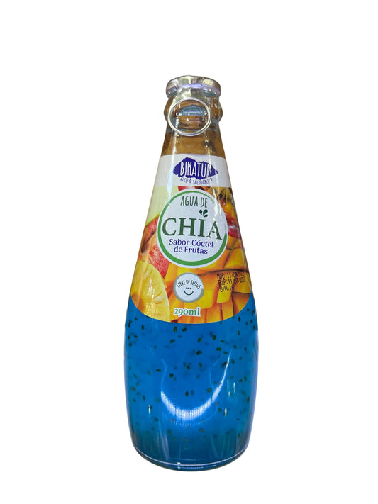 Agua de Chía Sabor Cóctel de Frutas 290ml