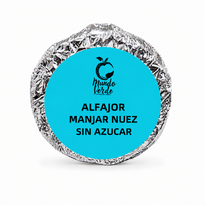 Alfajor doble manjar nuez