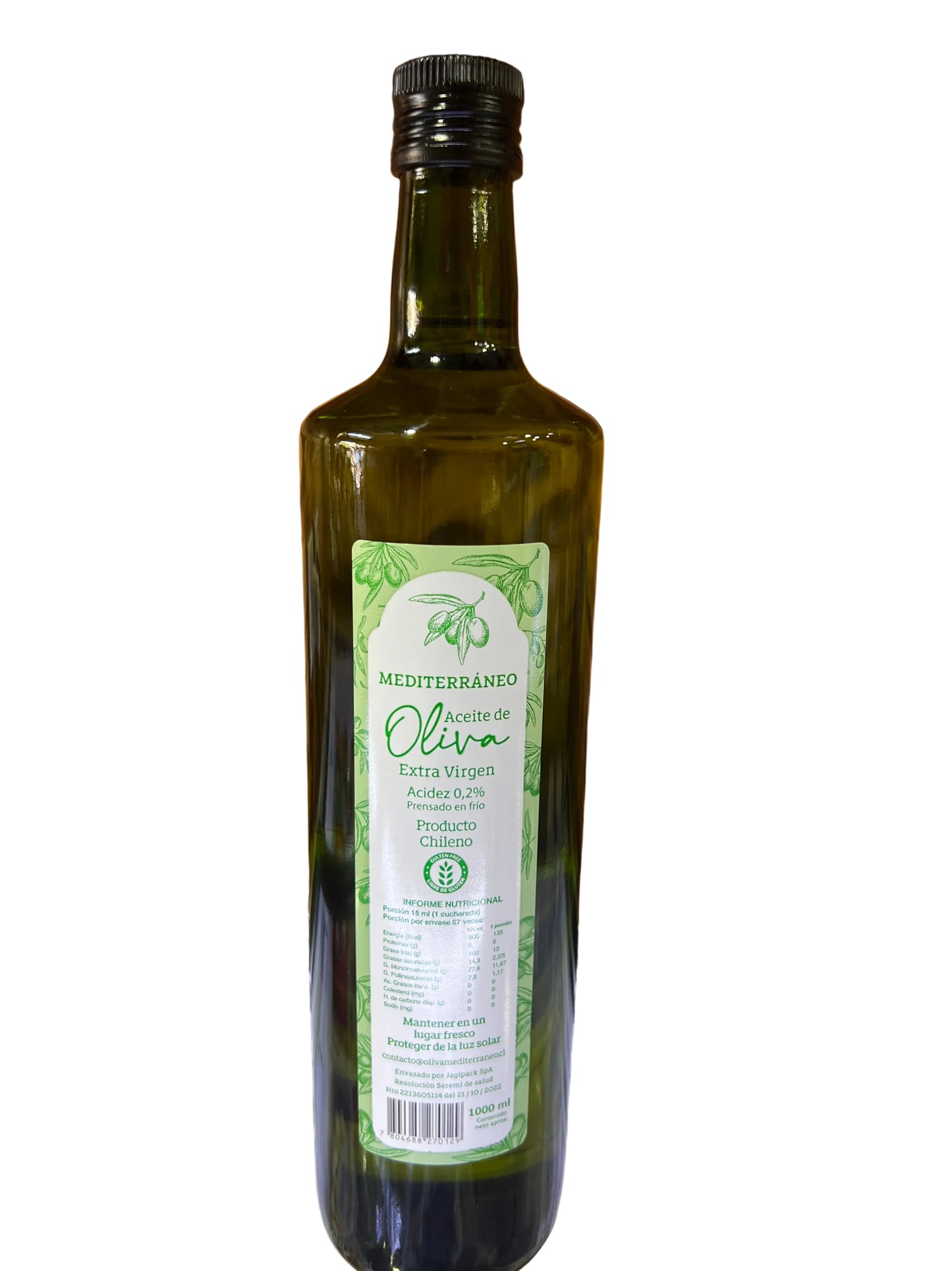 Aceite de Oliva Mediterráneo Litro