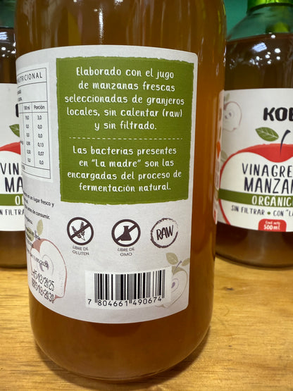 Vinagre de manzana orgánico 500ml