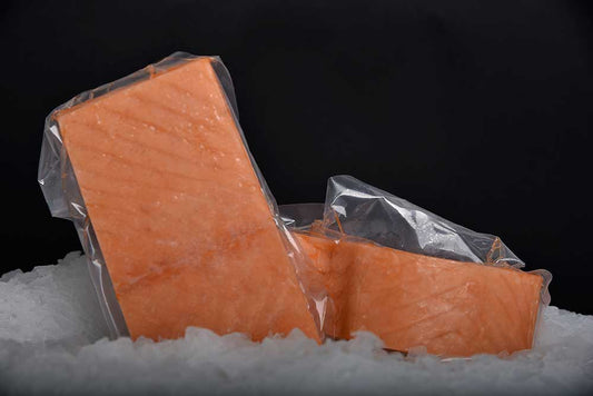 Salmón en trozos con piel 500g
