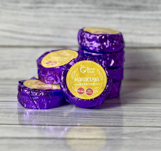 Alfajor vegano maracuya