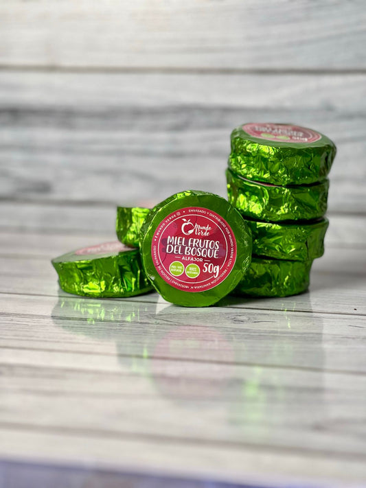 Alfajor miel frambuesa