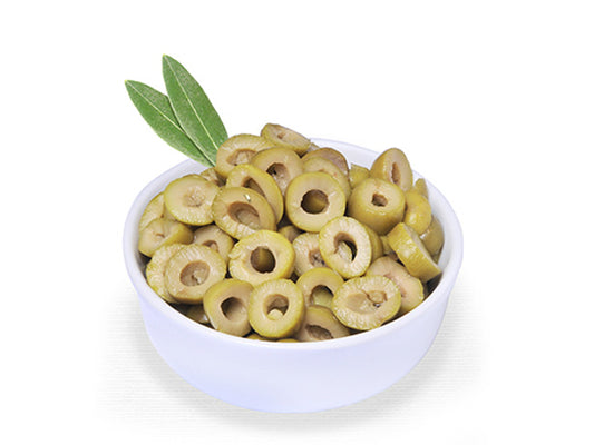 Aceitunas verdes laminadas