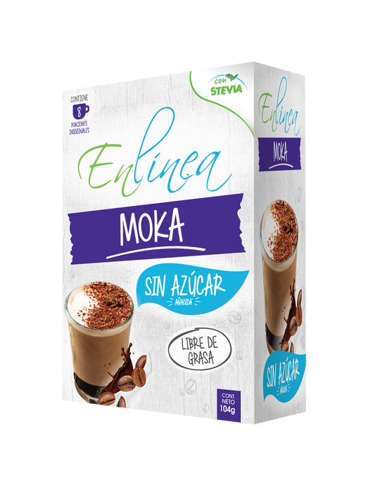 CAFÉ MOKA SIN AZUCAR EN LINEA SOBRE 13GR