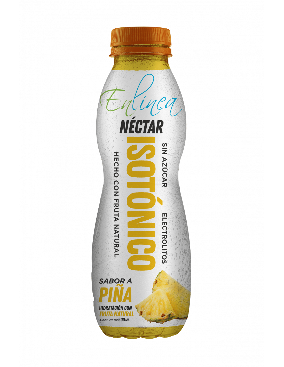 NECTAR ISOTONICO SIN AZUCAR SABOR PIÑA EN LINEA 600ML
