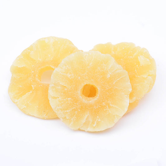 Piña deshidratada en rodajas