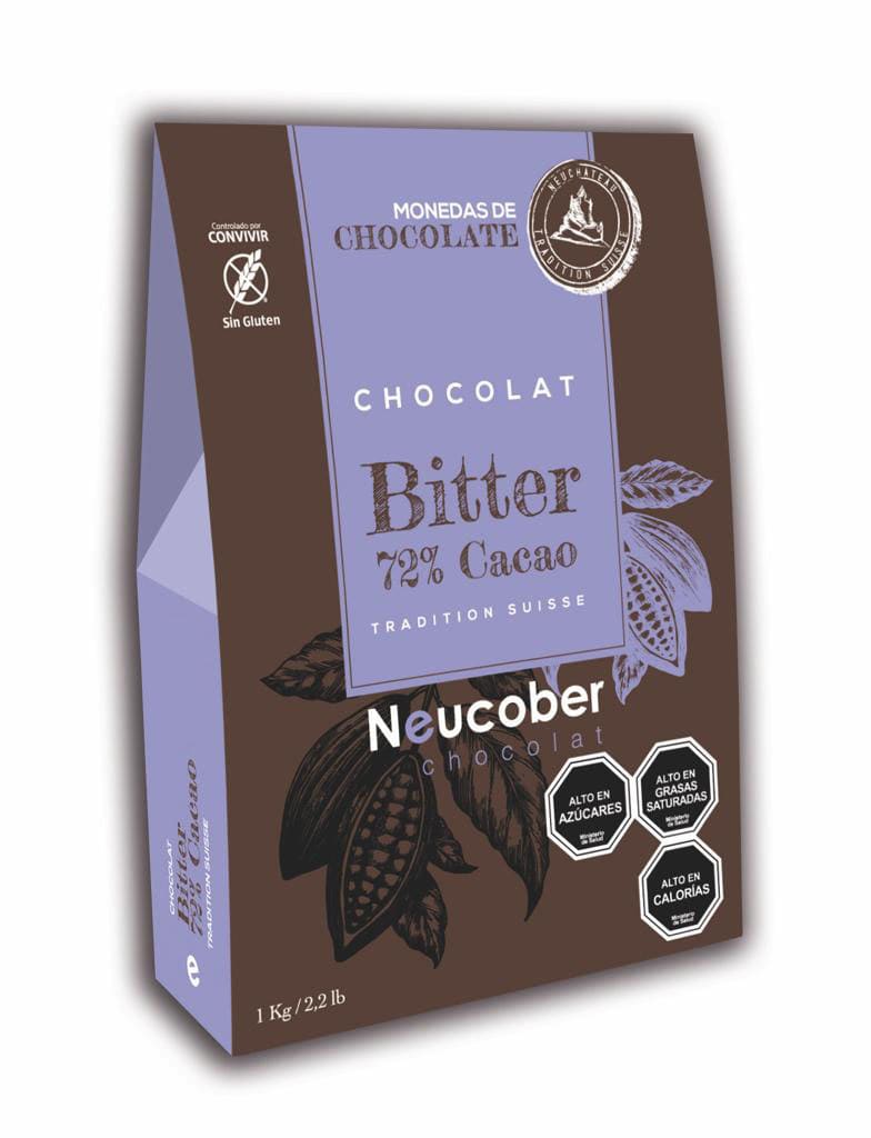 MONEDA DE CHOCOLATE 72% CACAO