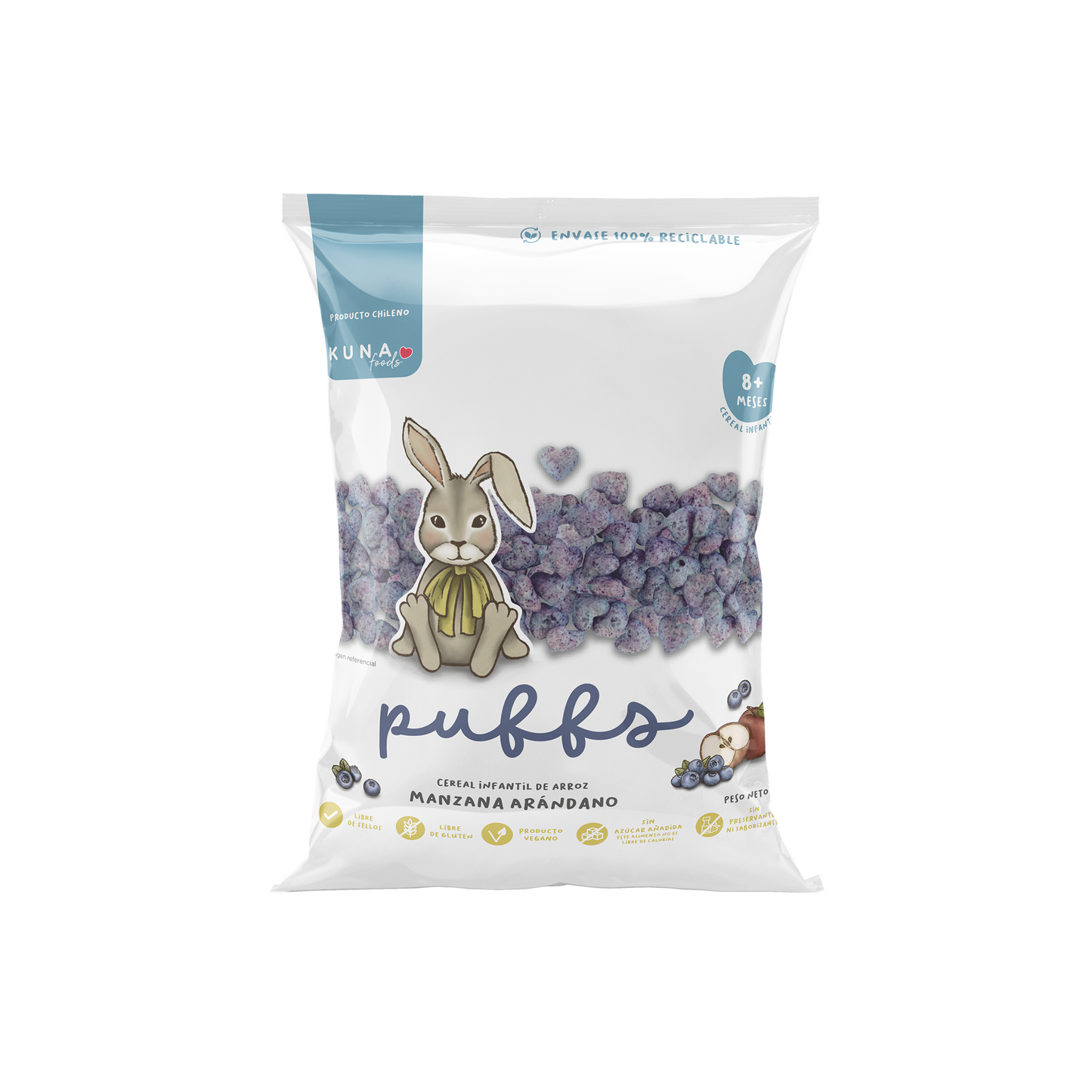 Puff manzana arandano 10g